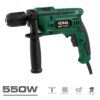 Taladro percutor 550w con cable de 2 m