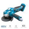 Amoladora angular 20 v ø115 mm (sin batería ni cargador) 28,9 x 23,9 cm