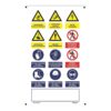 Cartel obra múltiple vertical pvc 0,4mm 500x900mm normaluz