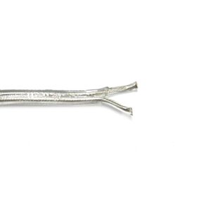 Manguera tubular fror 2 x 0,75 mm² transparente euro/m