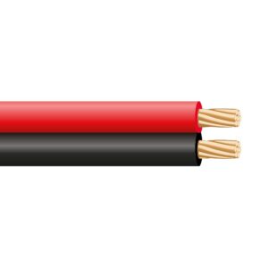 Paralelo 2x1,00mm rojo y negro "audio" 48v lshz 100m