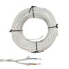 Cable paralelo textil trenzado h07v-k 2 x 2,50 mm² blanco euro/m