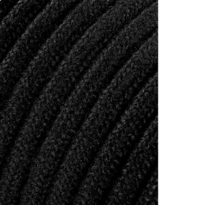 Carrete cable cordón tubular h03vv-f 2 x 0,75 mm² negro, 25 m