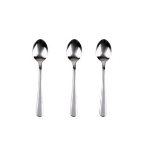 Cucharilla de acero inoxidable reciclado brillo natur 3 uds