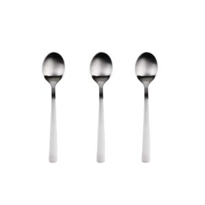 Cucharilla de acero inoxidable reciclado mate root 3 uds