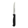 Cuchillo yeste con sierra de 11 cm y mango de puntos