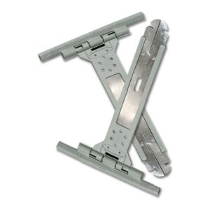 Tirante con fleje pr18 gris, 150 x 105 x 10 mm. 2 unidades