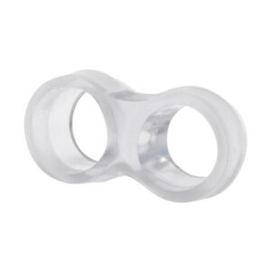 Tope puerta manilla amortiguador tp13, transparente, 47 x 25 x 14 mm