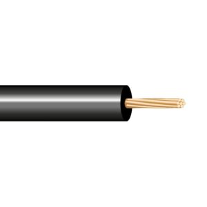 Cablecillo h05v-k 0,50 mm² negro euro/m