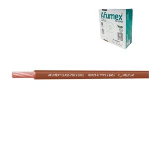 Cablecillo h07z1-k(as) 2,5 mm² marron euro/m