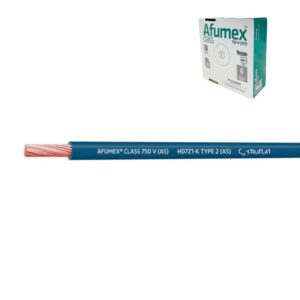 Cablecillo h07z1-k(as) 4,0 mm² azul euro/m