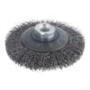Cepillo cónico de alambre de acero, rosca m14, ø100 x 15 mm