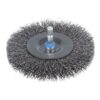 Cepillo de disco de alambre de acero ø100 x 16 mm