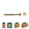 Caja 30 unidades tornillo madera avellanado pz r/parc din/ref vlox p ø6 x 100 mm bicromatado