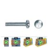 Caja 150 unid. tornillo metrica alomado philips din/ref 7985 ø5x40mm zincado celo