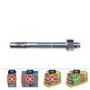 Anclaje homologado ce bap ø10 x 125 mm/50 zincado, caja 25 uds