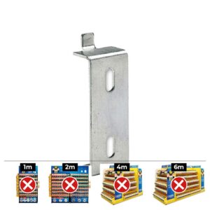 Soporte fijación radiador srp, 2 uds