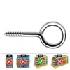 Hembrilla roscada cerrada ø3,5 x 60 mm zincado, caja 250 uds