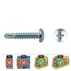 Caja 100 unid. punta broca alomada (rosca chapa) philips din/ref 7504n ø5,5x63mm zincado celo