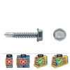 Caja 250 unid. punta broca hexagonal din/ref 7504k ø4,8x38mm zincado celo