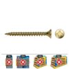 Caja 200 unidades tornillo madera vlox rosca completa avellanado impronta pz2 ø3,5 x 50 mm bicromatado