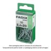 Caja s 50 unid. grampillones cinc 2,0x20mm fadix