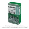 Caja s 20 unid. tornillo rosca chapa cp autot. cinc 3,5x19mm fadix
