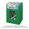 Caja l 25 unid. tornillo metrica cab hex+tuerca cinc 2m 6x80mm fadix