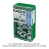 Caja s 4 unid. tornillo metrica cab hex+tuerca cinc m 8x20mm fadix