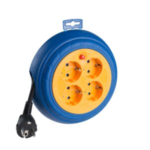 Enrollacables 03 m 3 g 1,50 mm² 4 tomas t/tl