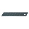Cuchillas troceables negras 18 mm, juego 10 uds