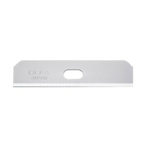 Juego de 10 cuchillas skb-7 trapezoidales plateadas 50 x 12,5 x 0,4 mm