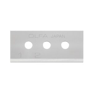 Juego de 10 cuchillas skb-10/10b rectangular plateadas 40 x 17,8 x 0,4 mm