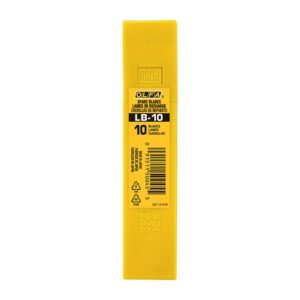 Cuchillas troceables plateadas 18 mm, juego 10 uds