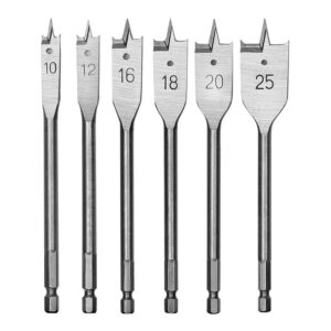 Brocas de pala, juego 6 piezas