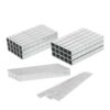 Grapas variadas, 20ga t50 10 mm, 12mm + clavos 18ga f 15 mm, 7500 uds