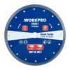 Disco diamantado continuo mesh turbo profi ø125 x 22,2 mm