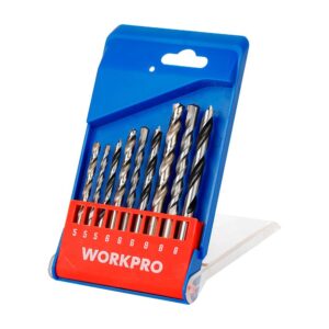 Brocas mixtas 3+3+3, ø5,00 - ø8,00 mm, juego 9 piezas