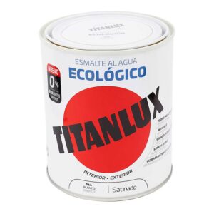 Esmalte ecológico al agua blanco satinado 250 ml
