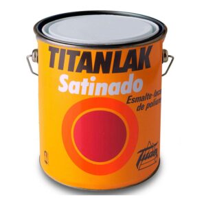 Esmalte laca poliuretano titanlak blanco satinado 4 l