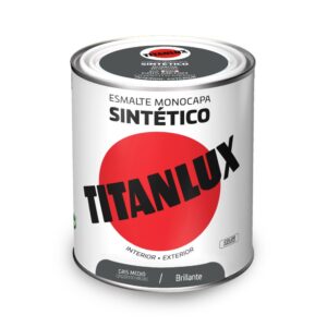 Esmalte sintético monocapa gris medio brillante 750 ml