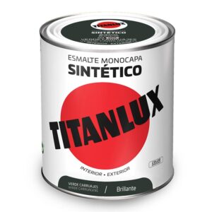 Esmalte sintético monocapa verde carruajes brillante 750 ml