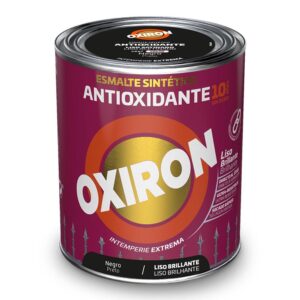 Esmalte sintético metálico antioxidante negro liso brillante 250 ml