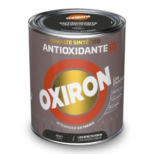 Esmalte sintético metálico antioxidante negro liso efecto forja 250 ml