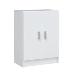 Armario multiusos 2 puertas blanco