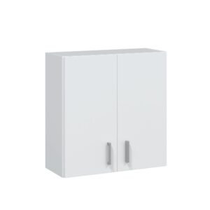 Armario multiusos para colgar 2 puertas blanco