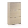 Zapatero 3 puertas abatibles roble
