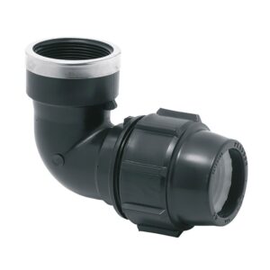 Codo mixto 90° polipropileno rosca hembra 25 mm x ¾ pulg