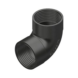 Codo 90° polipropileno rosca hembra ½ pulg