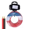 Carrete cable paralelo 2x0,75mm rojo/negro 50m (audio)